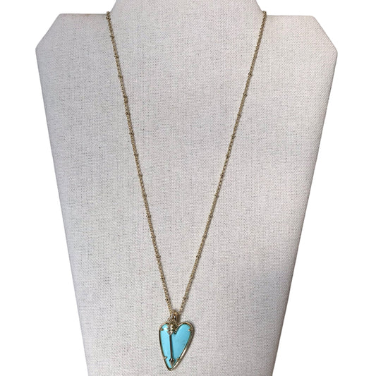 Necklace Charm By Kendra Scott In Blue & Gold