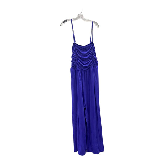 Jumpsuit By Ava & Viv In Blue, Size:1X
