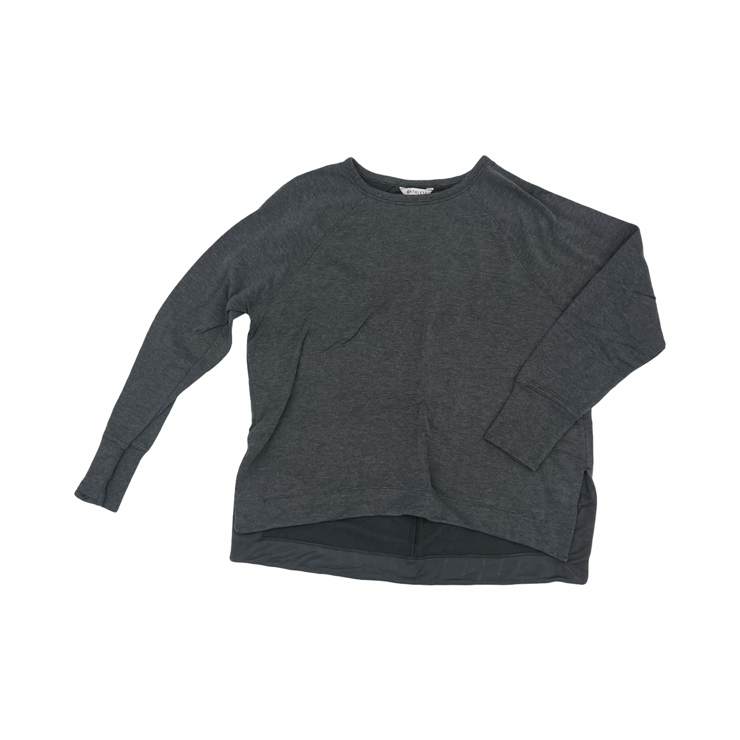 Athletic Sweatshirt Crewneck By Athleta In Grey, Size:L
