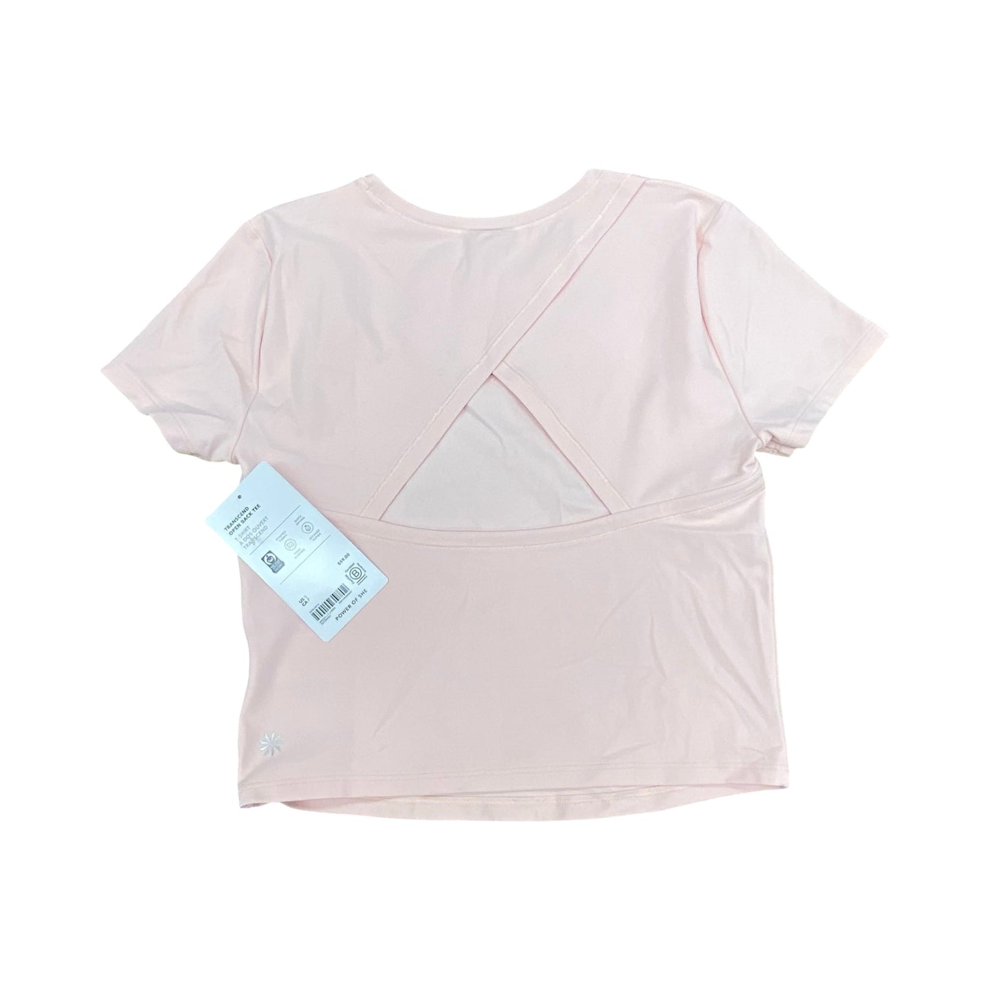 Athletic Top Ss By Athleta In Pink, Size:S
