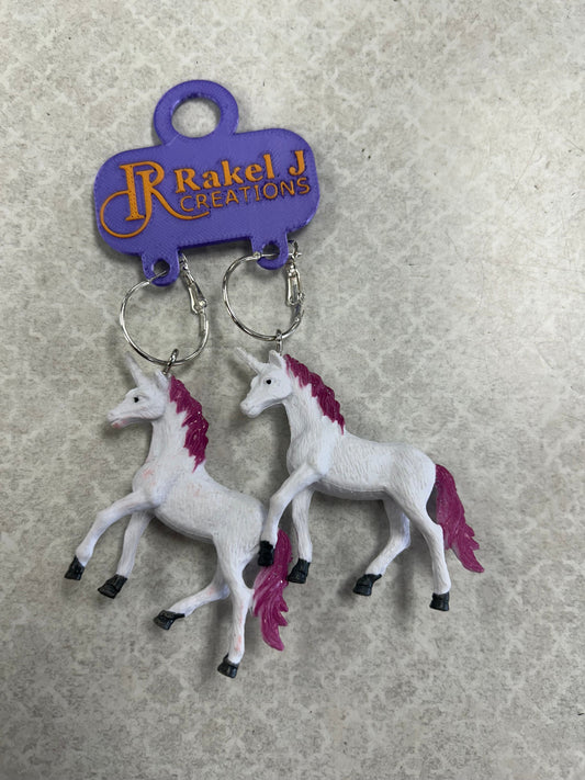 Earrings Dangle/Drop By Clothes Mentor In Pink & White
