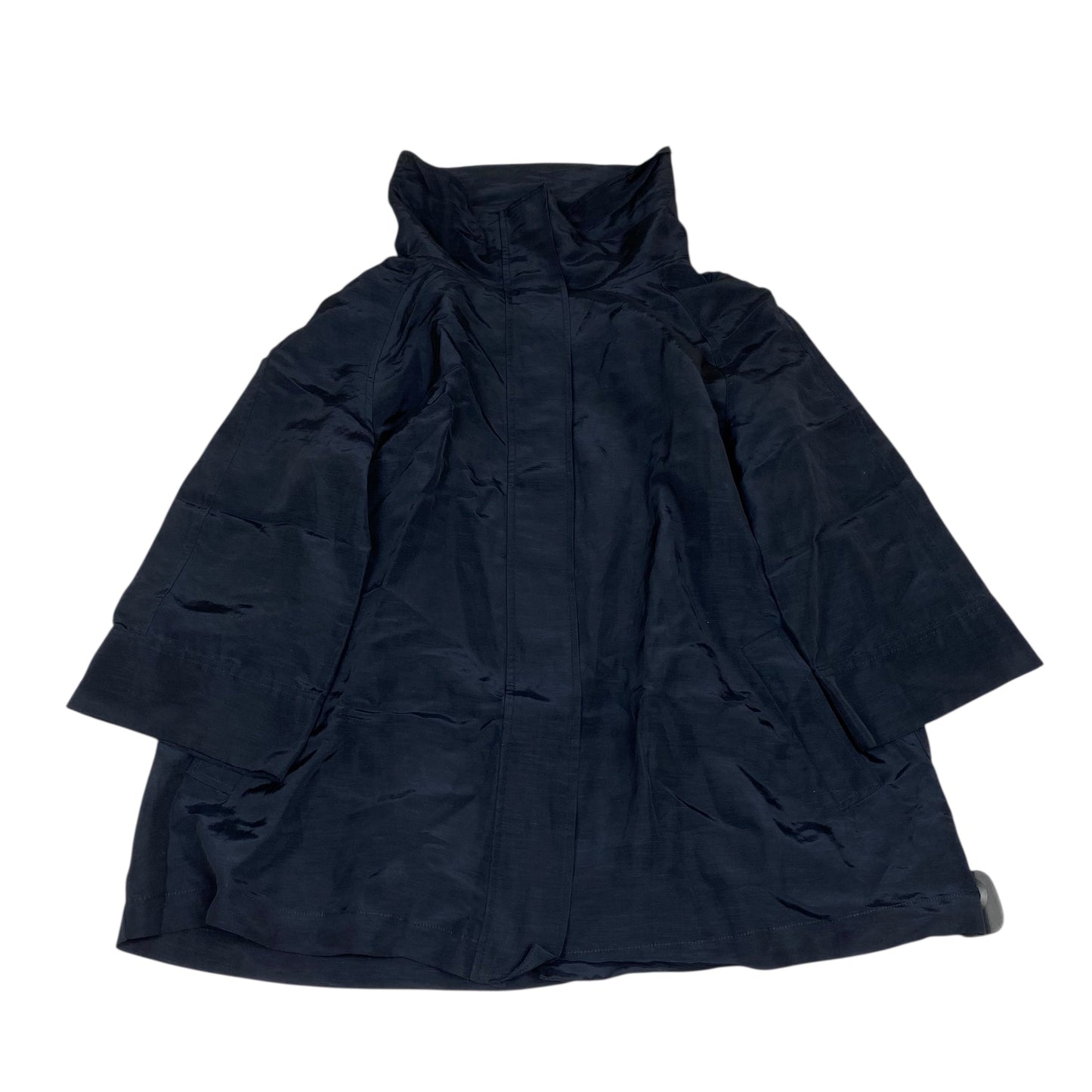 Jacket Designer By Lafayette 148 In Navy, Size:L