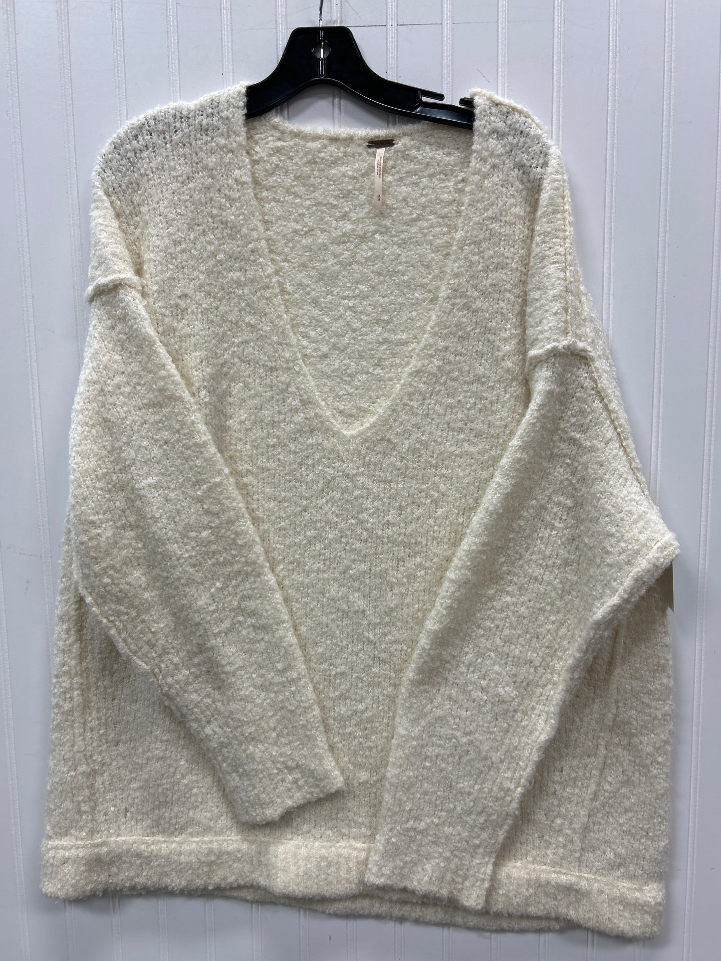 Sweater By Free People In Cream, Size:M