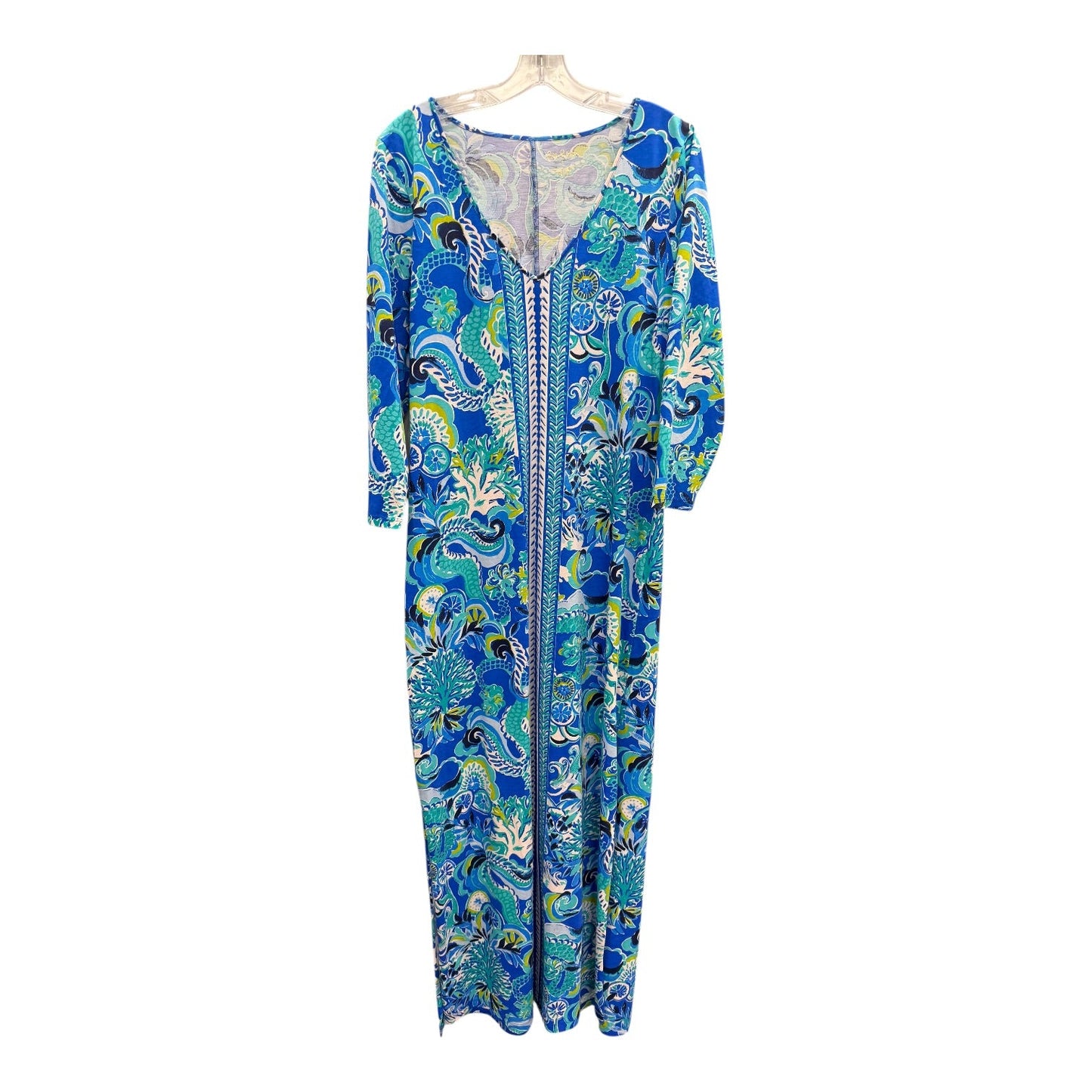 Dress Designer By Lilly Pulitzer In Blue, Size:L