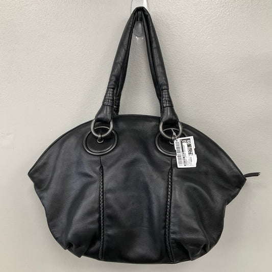 Handbag Luxury Designer By Bottega Veneta In Black, Size:Medium