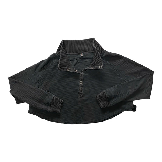 Athletic Top Ls Collar By Free People In Grey, Size:S