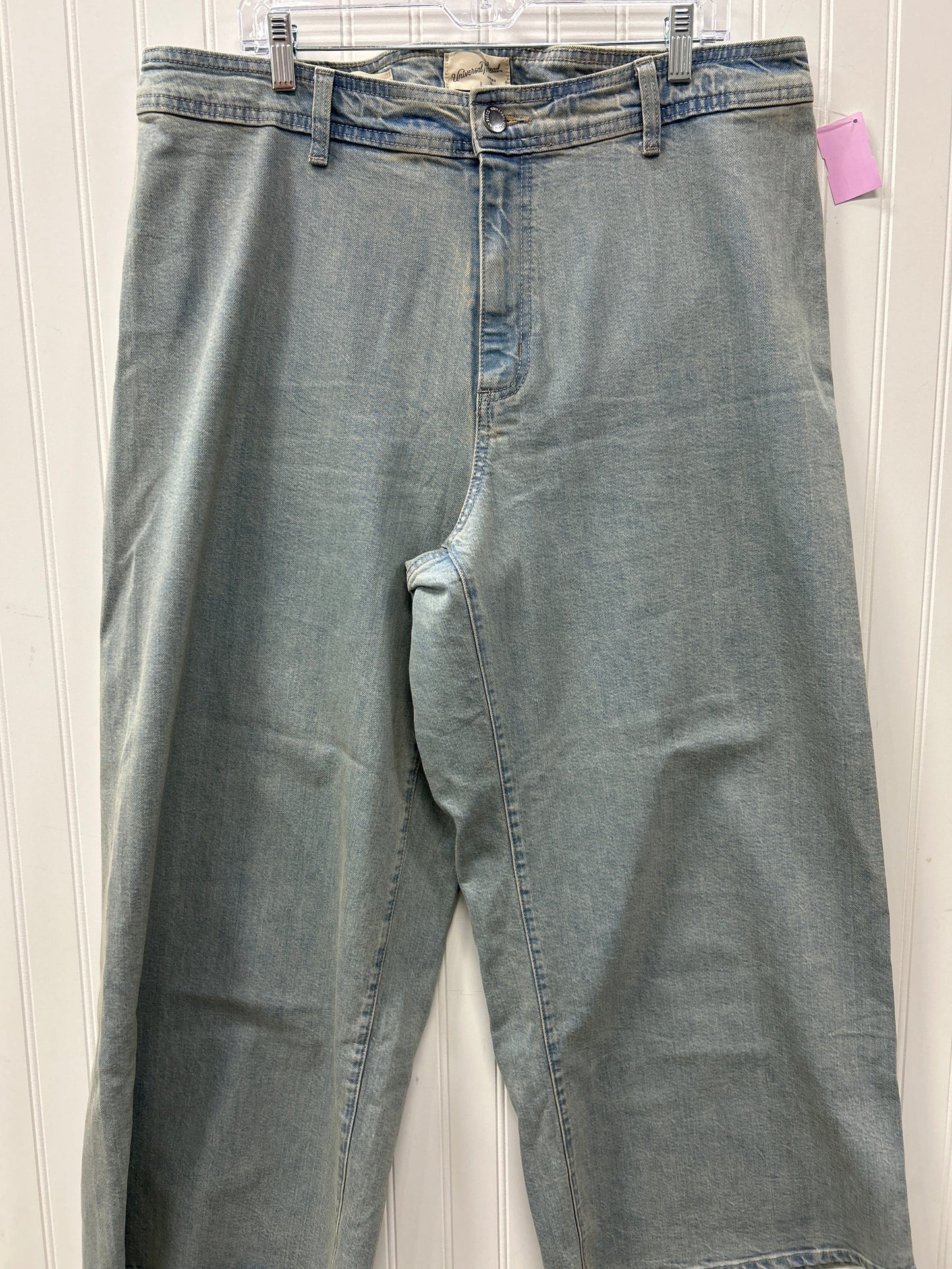 Jeans Wide Leg By Universal Thread In Blue Denim, Size:16
