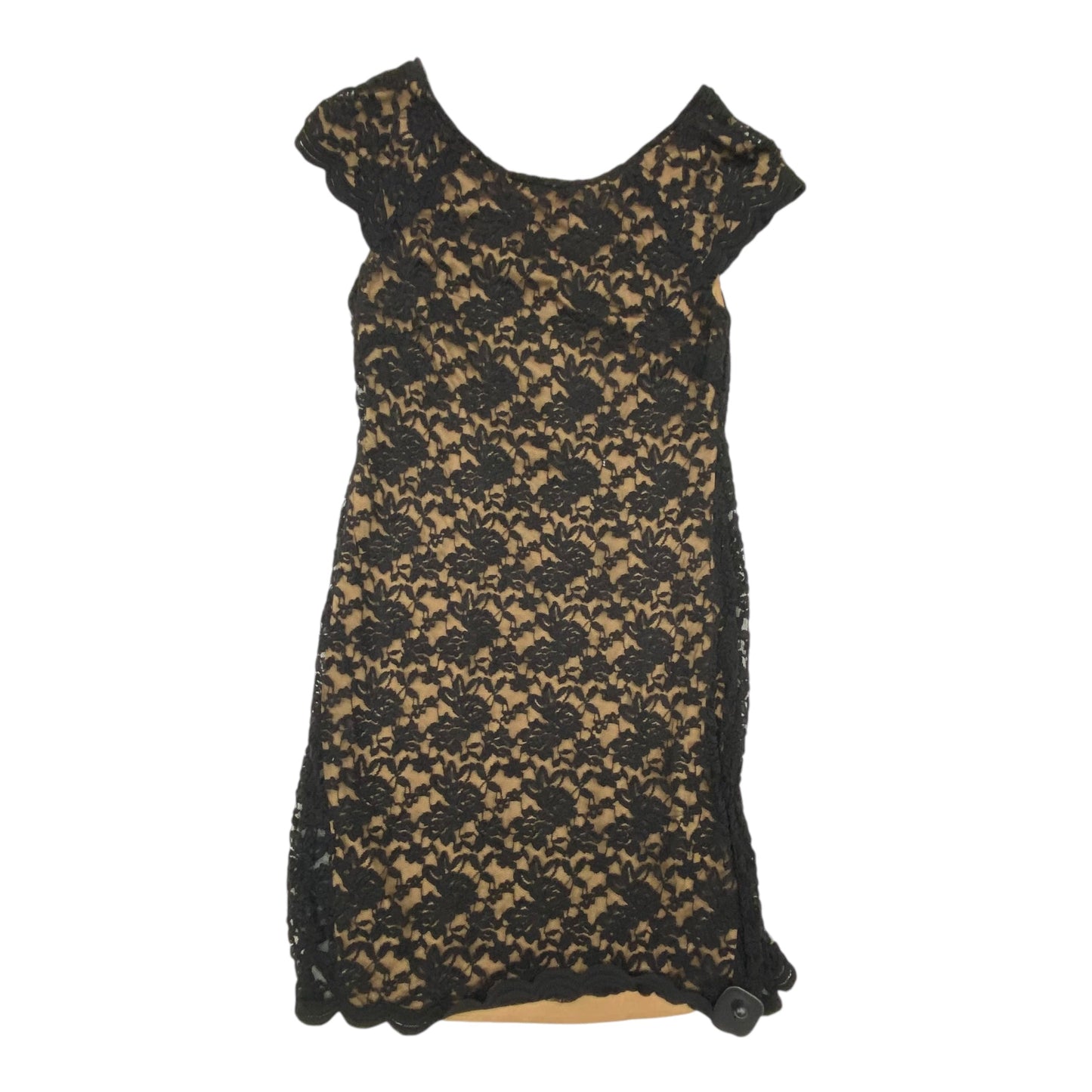 Dress Party Midi By Connected Apparel In Black, Size:12