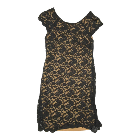 Dress Party Midi By Connected Apparel In Black, Size:12