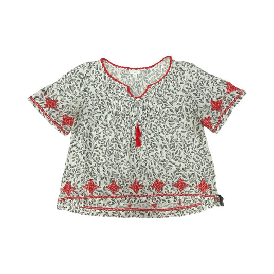 Top Ss By J. Jill In Black & White, Size:Xl