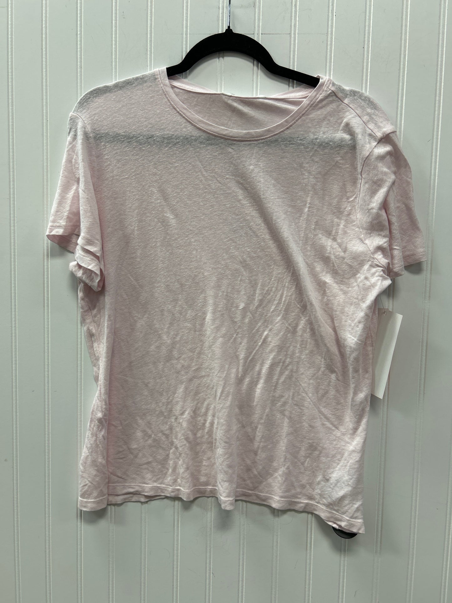 Athletic Top Ss By Athleta In Pink, Size:L