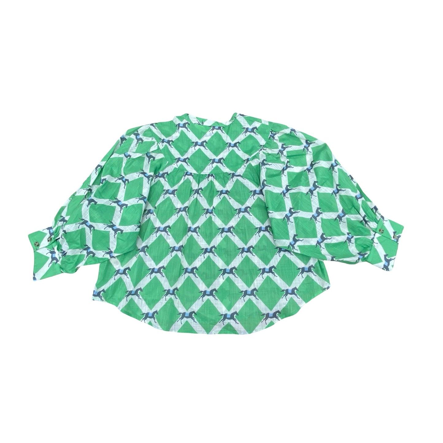 Top Ls By Maeve In Green, Size:Sp