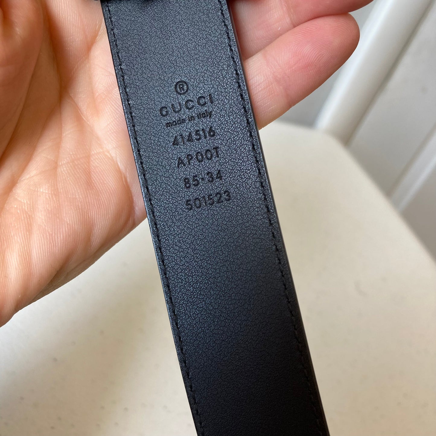 Belt Luxury Designer By Gucci In Black