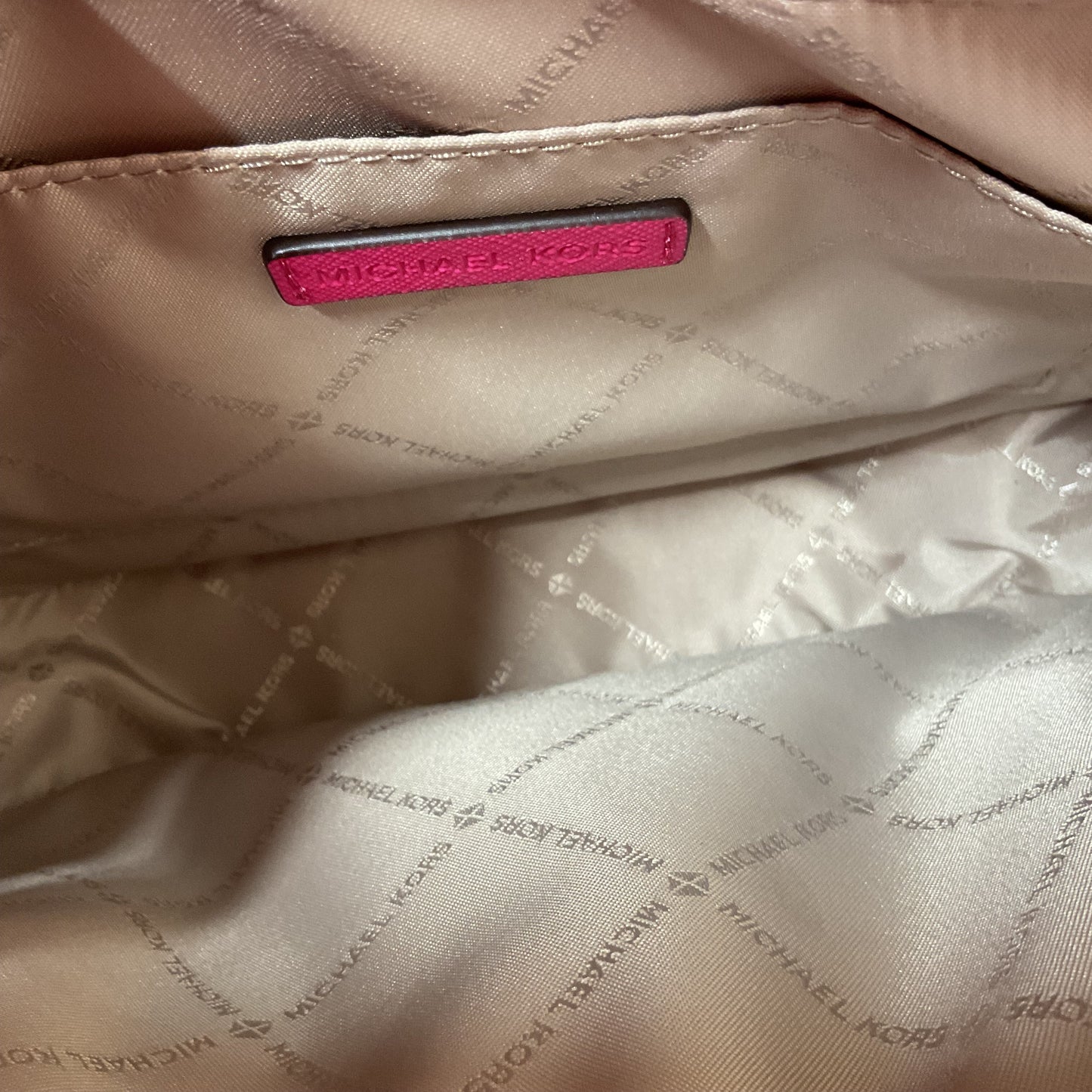 Crossbody Designer By Michael Kors In Pink, Size:Medium
