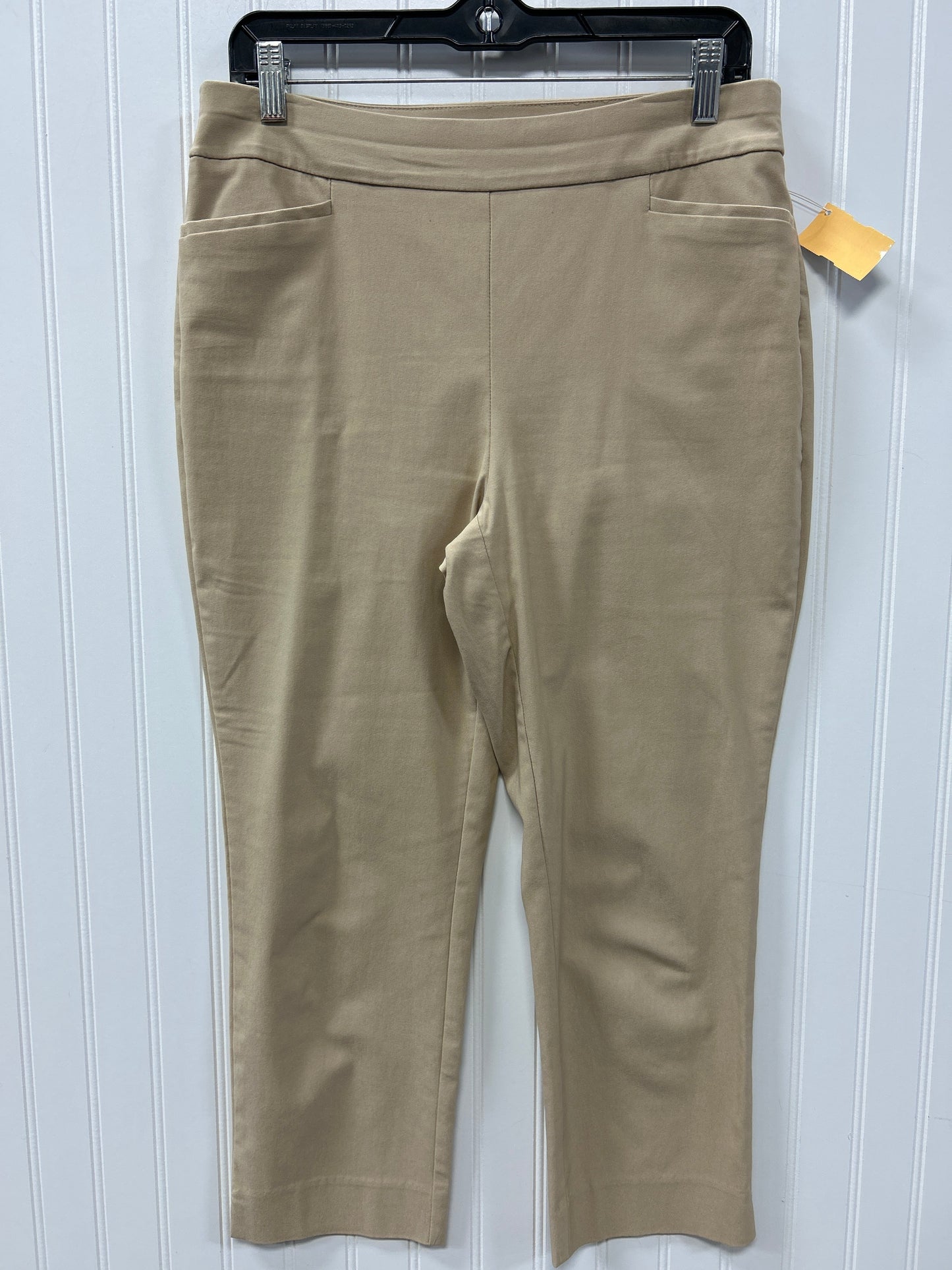 Capris By Chicos In Tan, Size:8