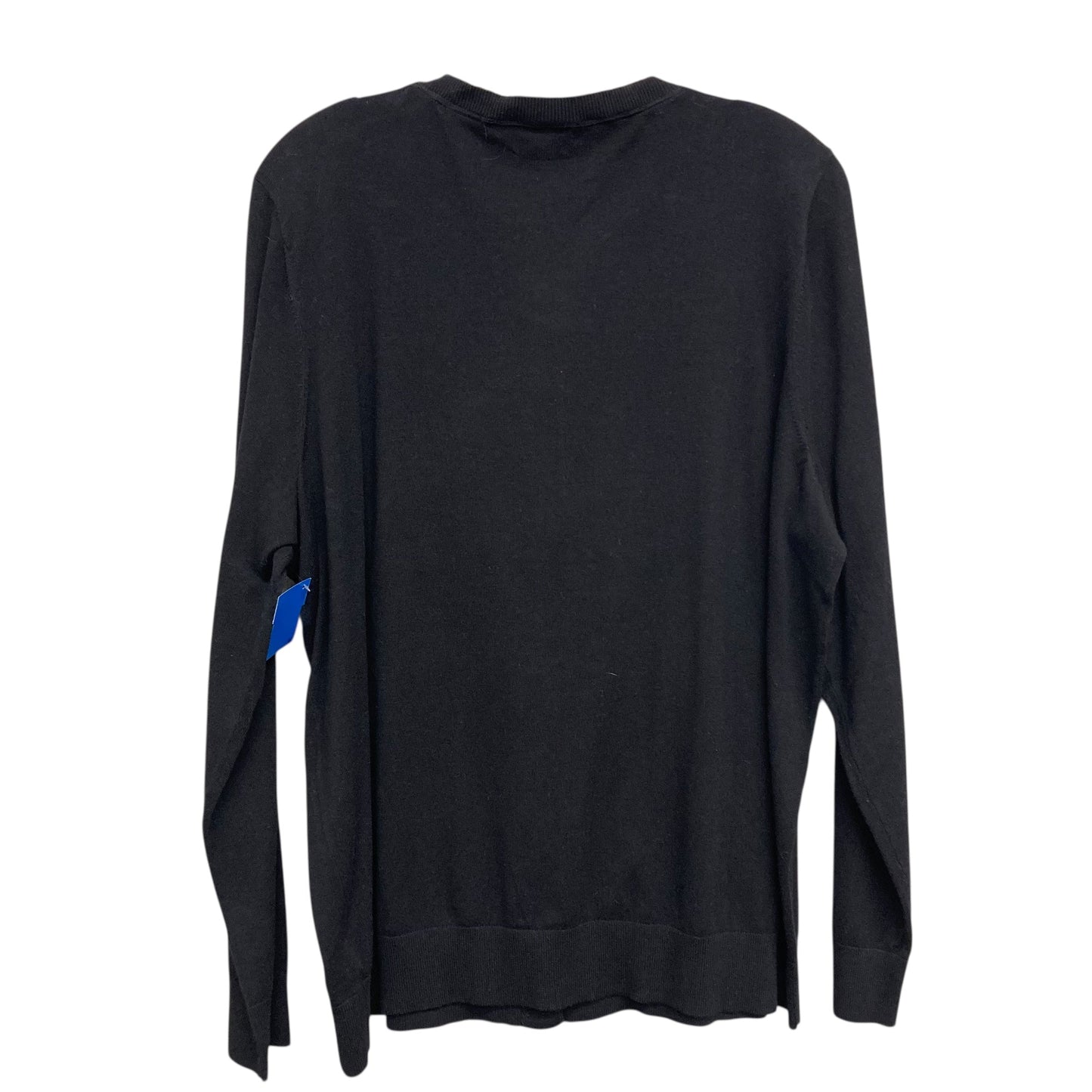 Sweater Cardigan By Talbots In Black, Size:2X