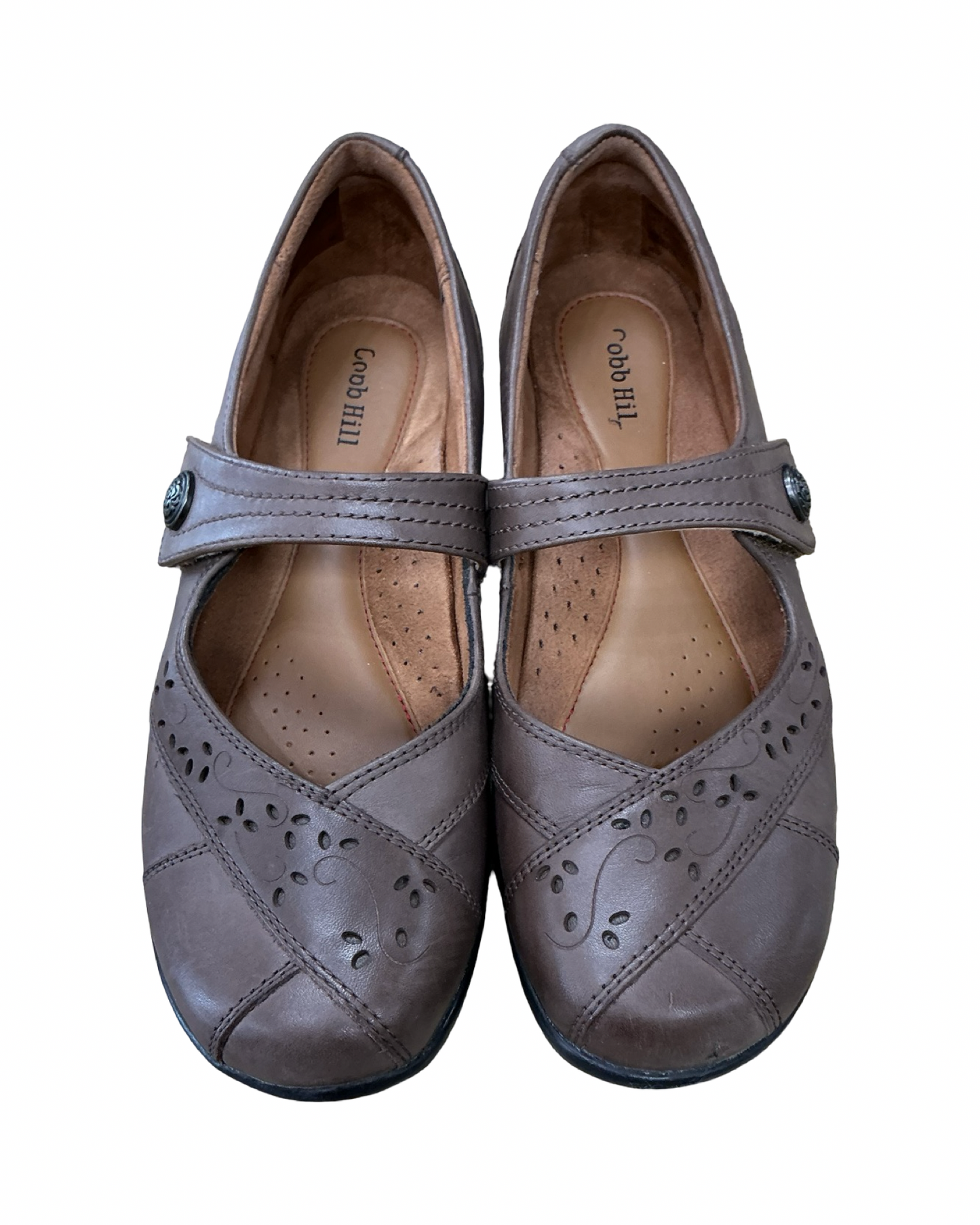 Shoes Flats By Cobb Hill In Brown, Size:7