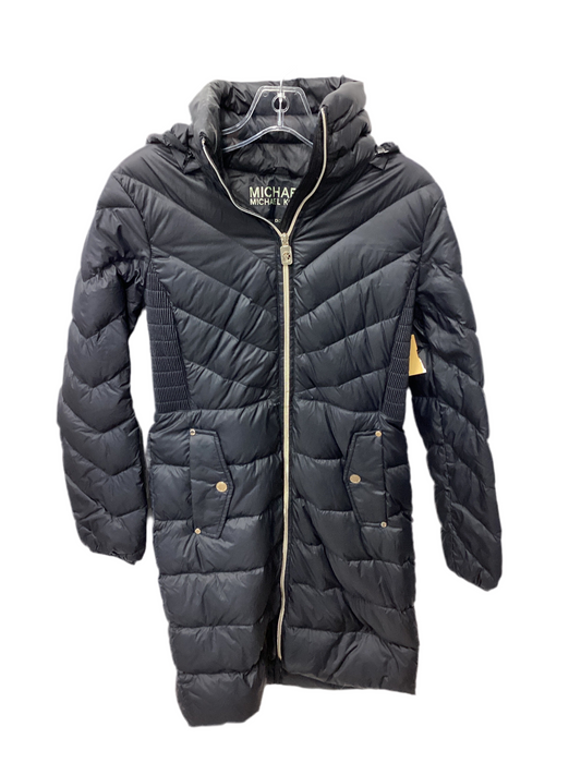 Coat Puffer & Quilted By Calvin Klein In Black, Size:Xs