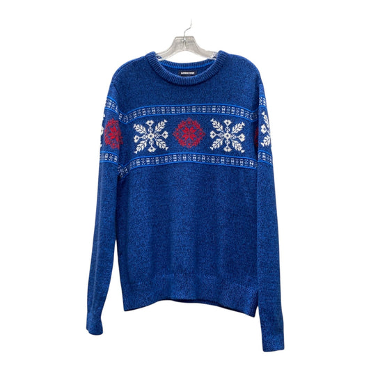 Sweater By Lands End In Blue, Size:M
