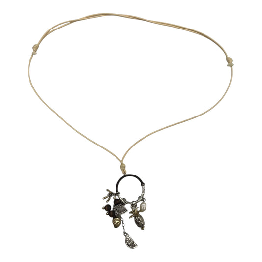 Necklace Charm By Clothes Mentor In Brown