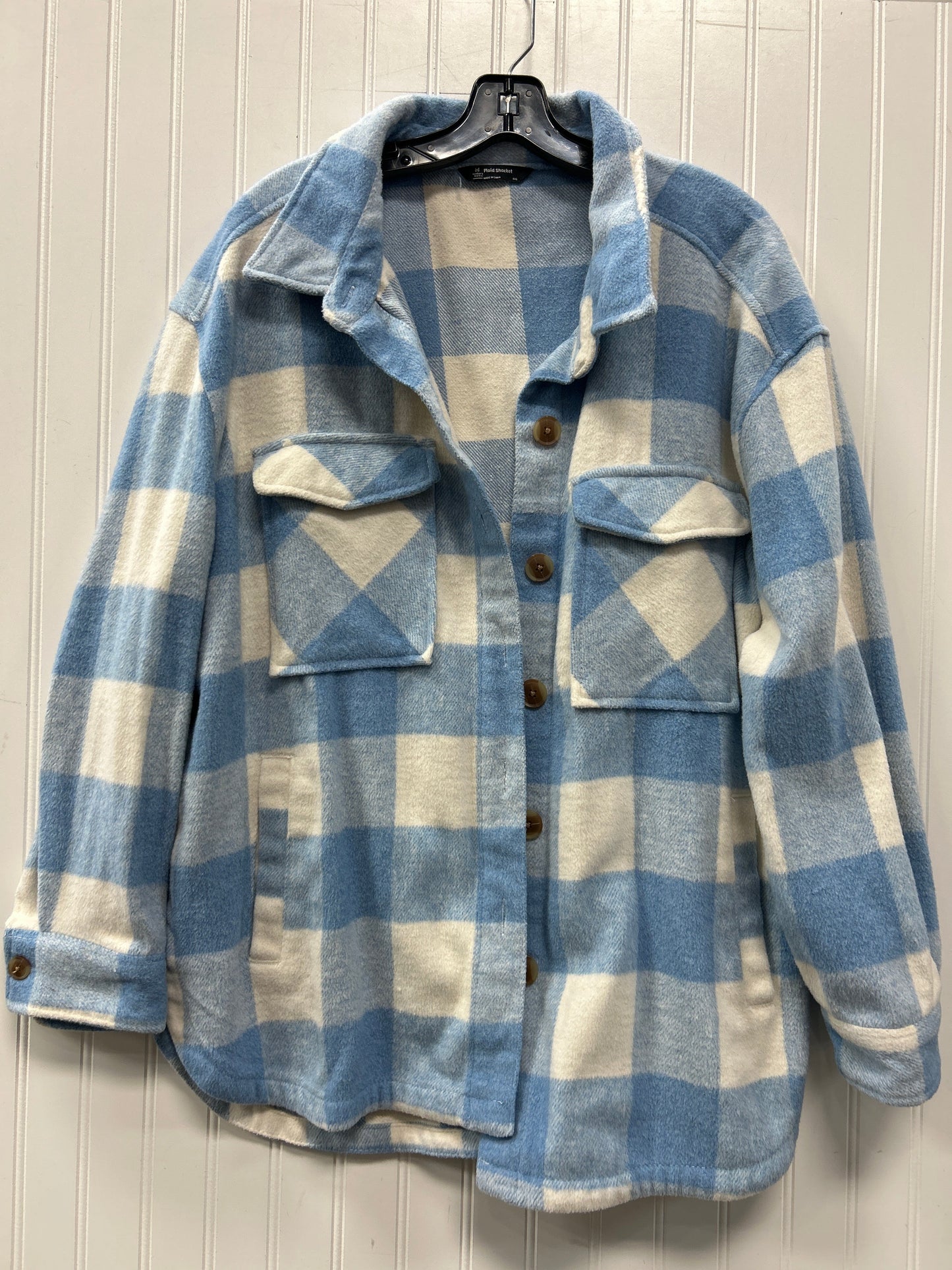Jacket Fleece By Members Mark In Blue, Size:1X