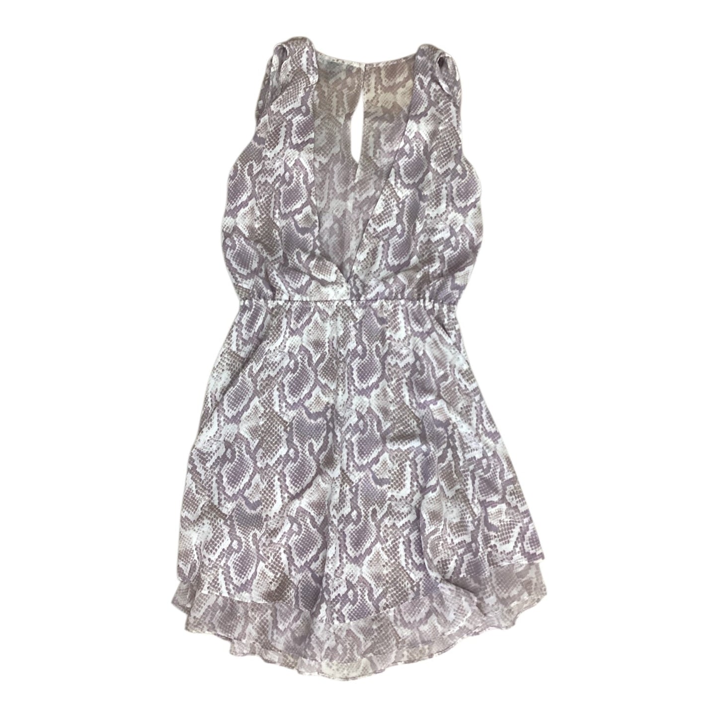 Dress Casual Short By White House Black Market In Snakeskin Print, Size:6