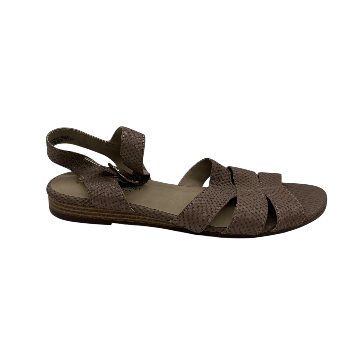 Sandals Flats By Naturalizer In Brown, Size:10