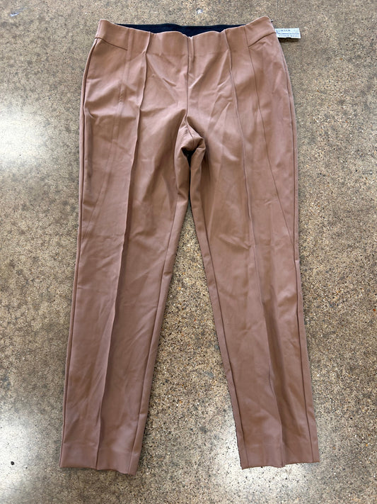 Pants Designer By Lafayette 148 In Brown, Size:12