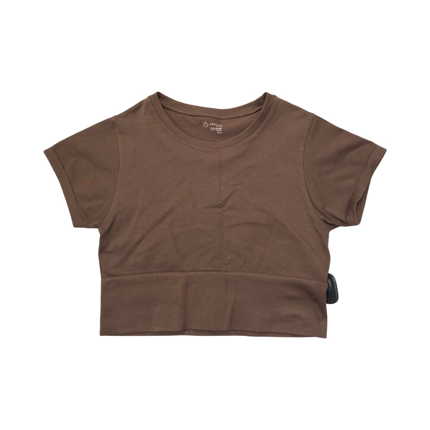 Athletic Top Ss By Offline In Brown, Size:M