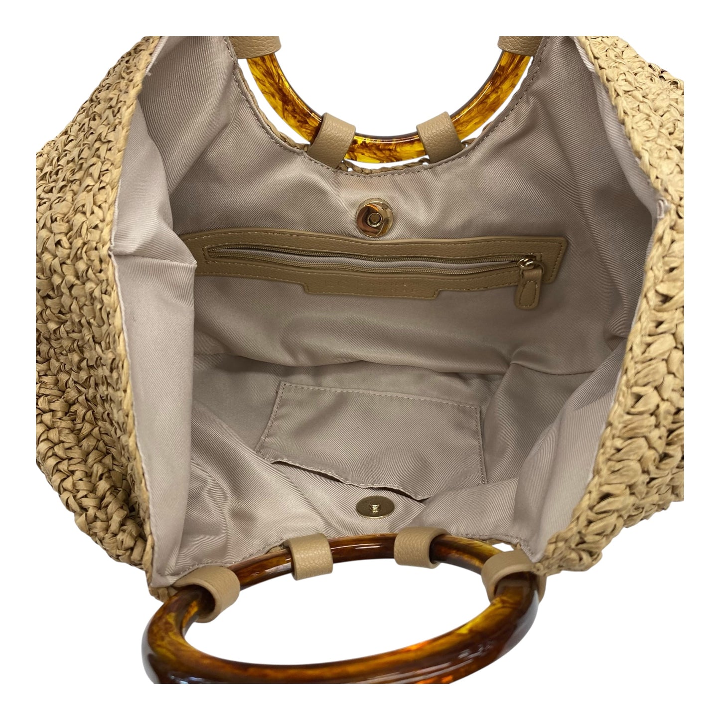 Handbag By Lc Lauren Conrad In Brown, Size:Medium