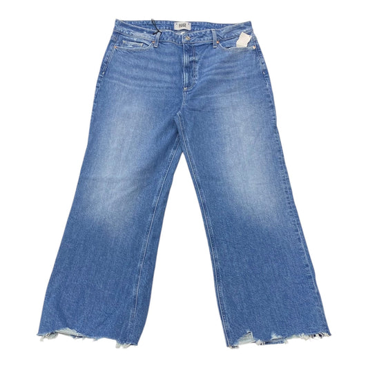 Jeans Wide Leg By Paige In Blue, Size:16