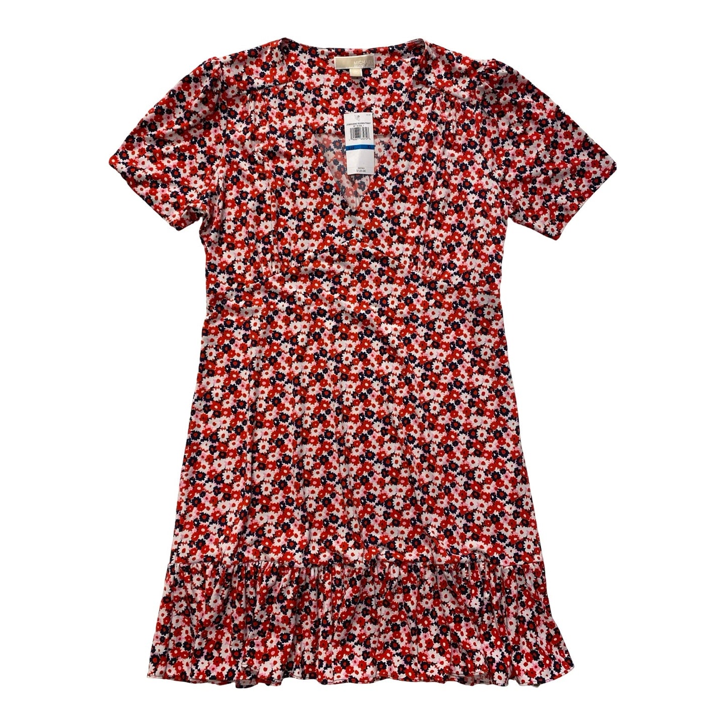 Dress Casual Short By Michael By Michael Kors In Floral Print, Size:Xl