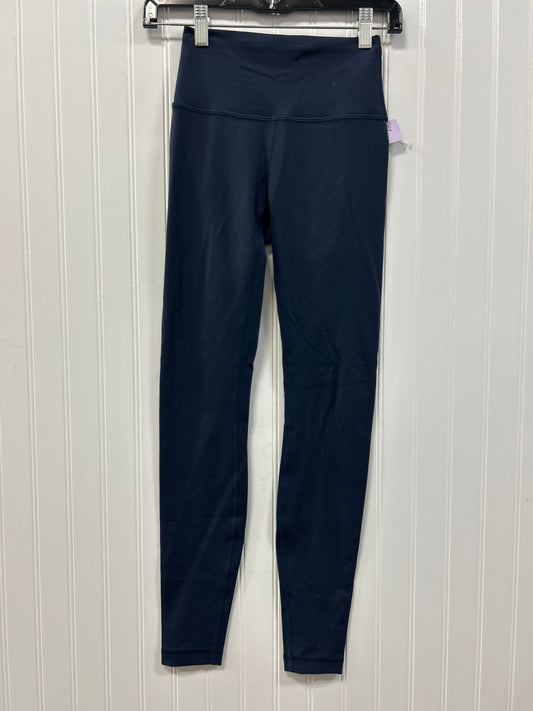 Athletic Leggings By Lululemon In Navy, Size:4