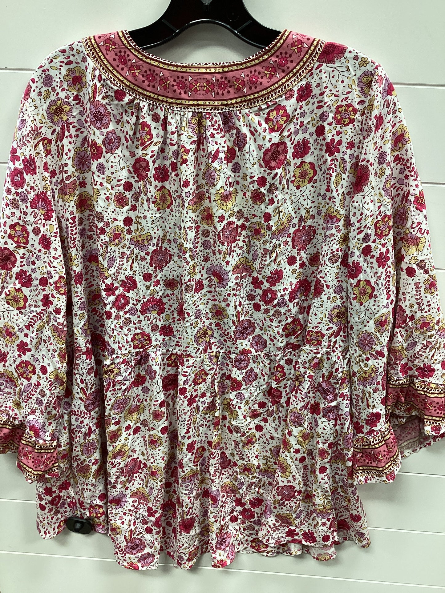 Top Ls By Cynthia Rowley In Pink, Size:1X