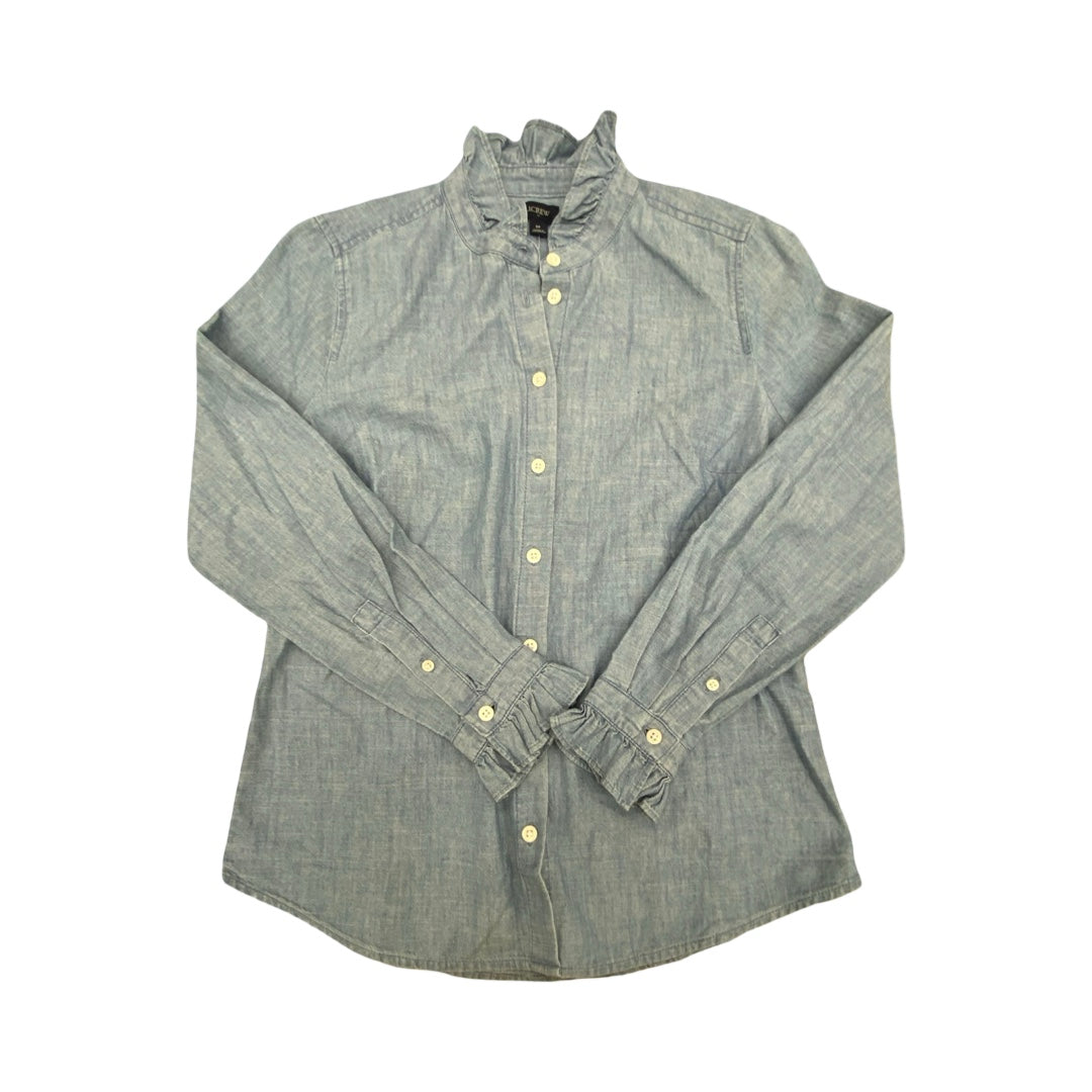Top Ls By J. Crew In Blue, Size:Sp