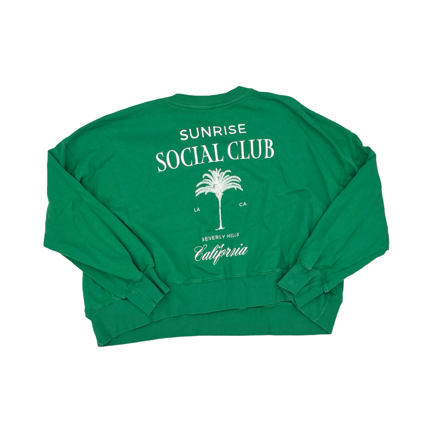 Sweatshirt Crewneck By Old Navy In Green, Size:2X