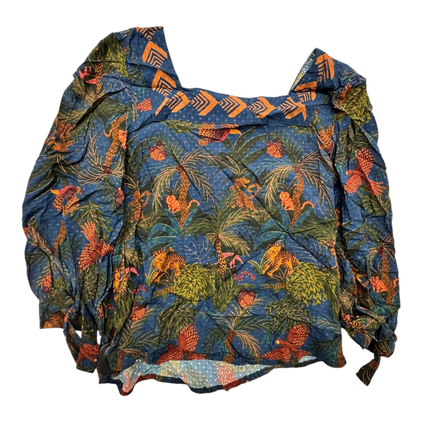 Top Ls Designer By Farm Rio In Multi, Size:Xs