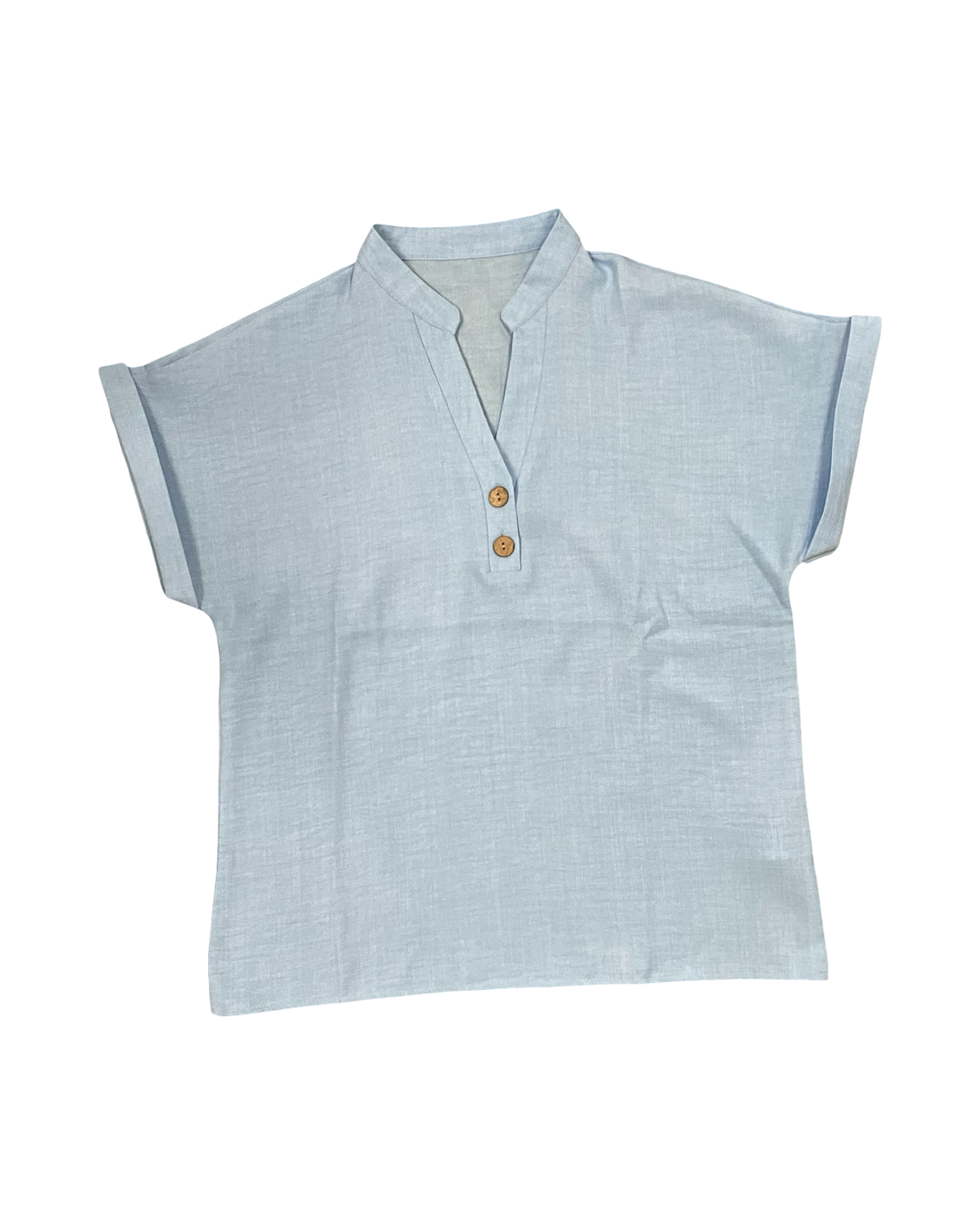 Top Ss By Clothes Mentor In Blue, Size:M