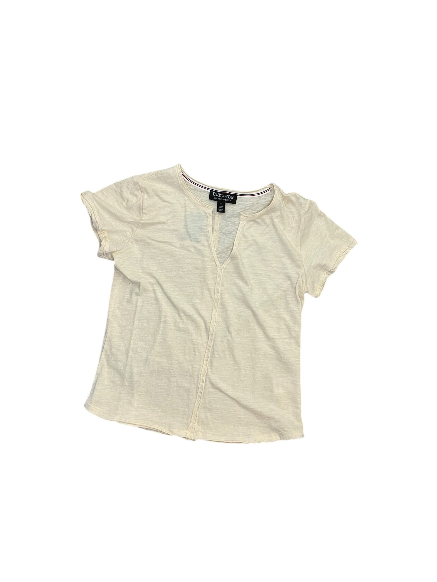 Top Ss By Clothes Mentor In Cream, Size:S