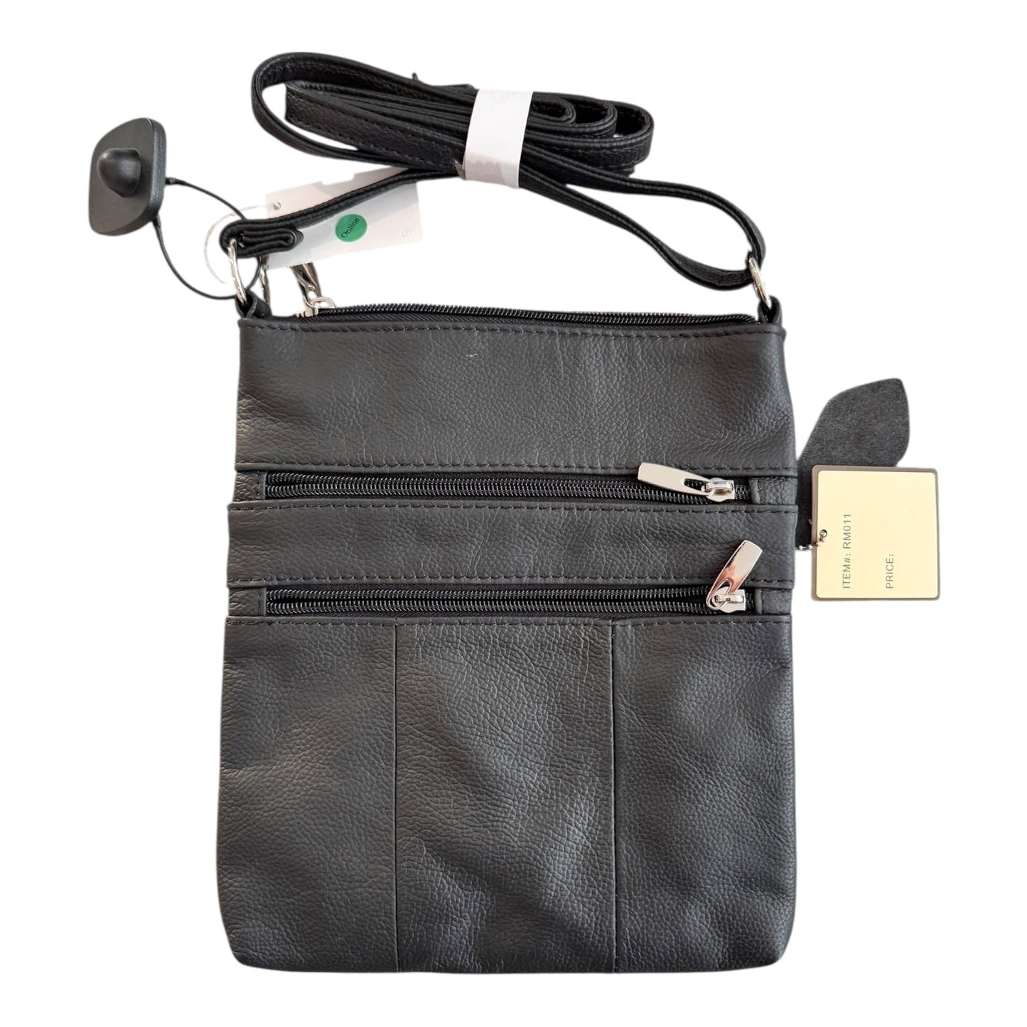 Handbag Leather By Clothes Mentor In Black, Size:Small