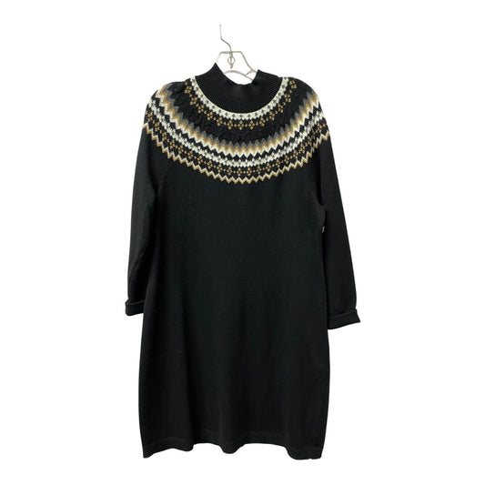 Dress Sweater By Talbots In Black, Size:L