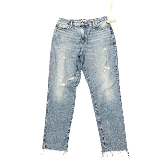Jeans Straight By Good American In Blue Denim, Size: 6