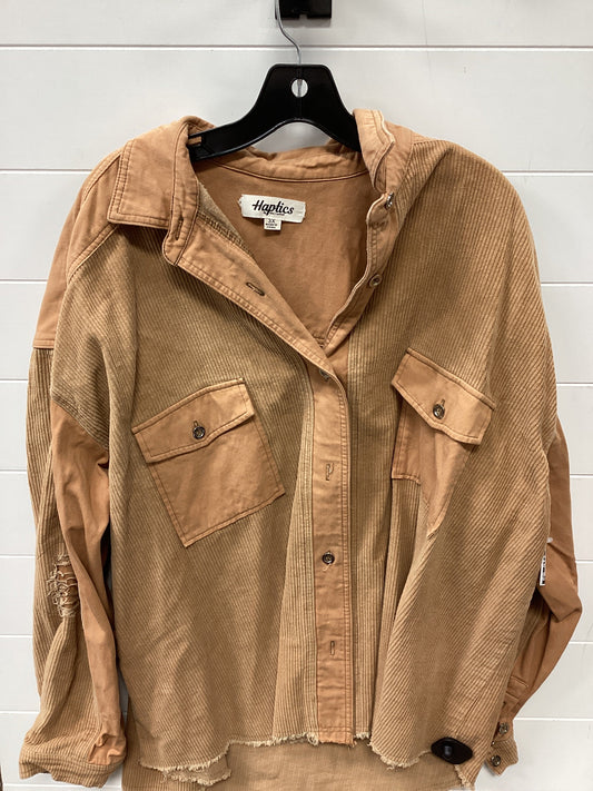Jacket Other By Haptics In Tan, Size:3X