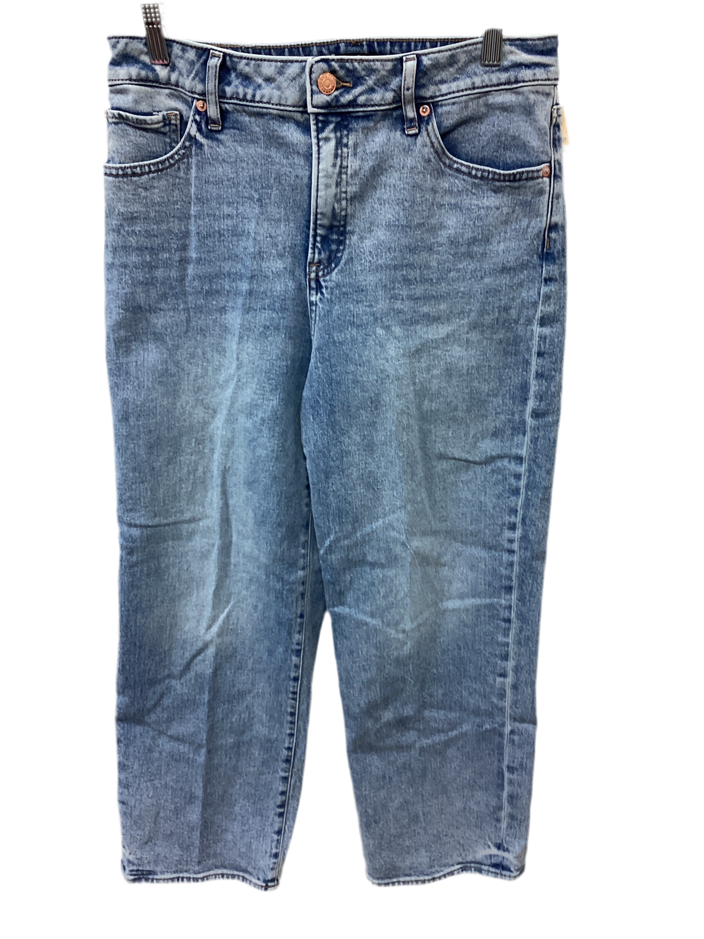 Jeans Straight By Express In Blue Denim, Size:8