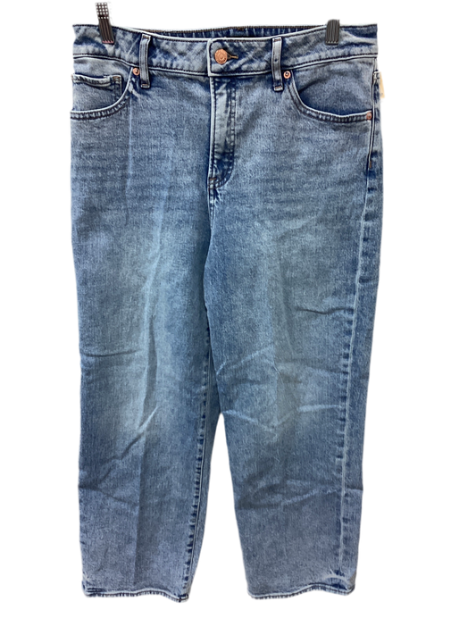 Jeans Straight By Express In Blue Denim, Size:8