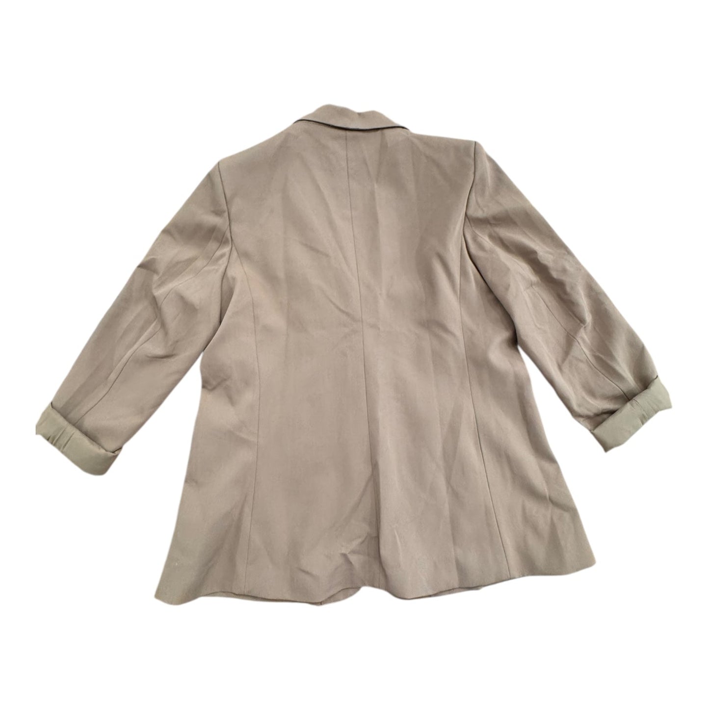 Blazer By CLCYBELL In Tan, Size:Xxl