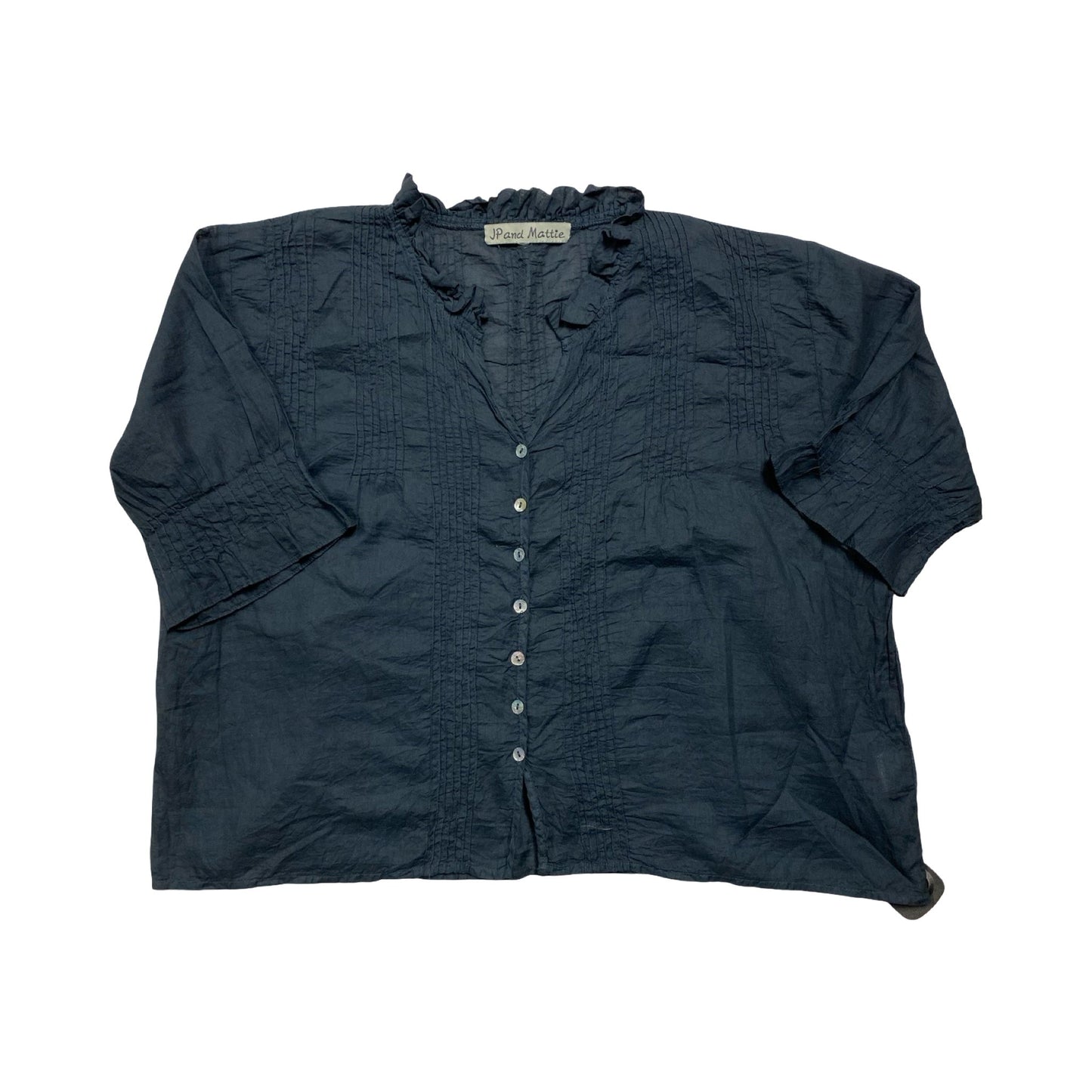 Top Ss By JP AND MATTIE In Navy, Size:L