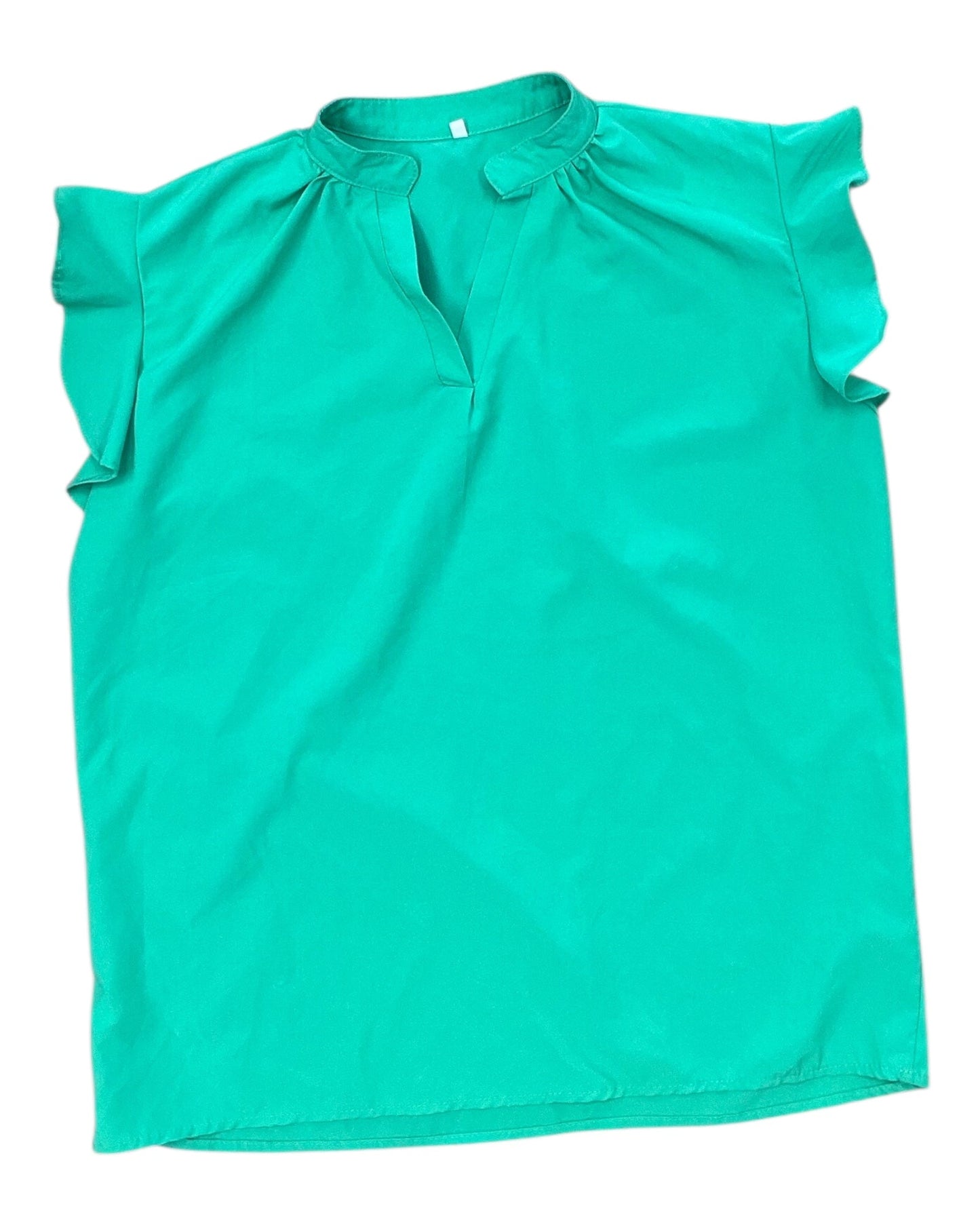 Top Ss By Clothes Mentor In Green, Size:2X