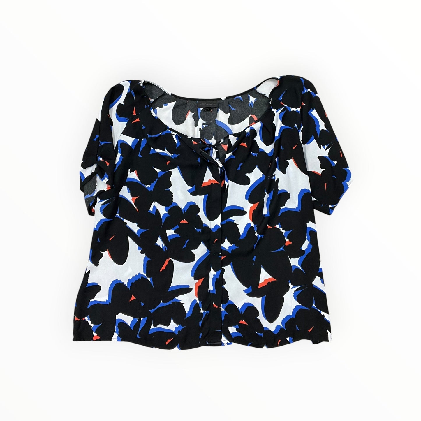 Top Ss By Worthington In Black, Size:2X