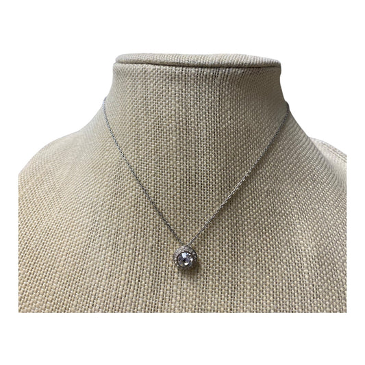 Necklace Designer By Swarovski In Silver